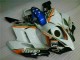 Cheap 2004-2005 White Blue Honda CBR1000RR Replacement Fairings Canada