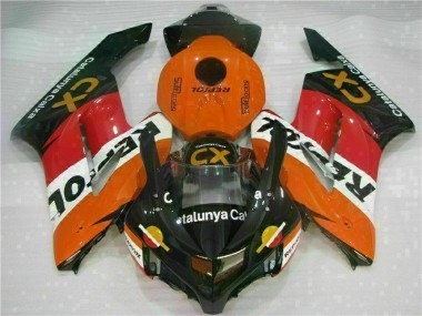 Cheap 2004-2005 Orange Repsol CX Honda CBR1000RR Replacement Motorcycle Fairings Canada