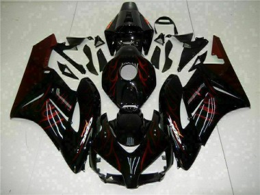 Cheap 2004-2005 Red Flame Black Honda CBR1000RR Replacement Fairings Canada
