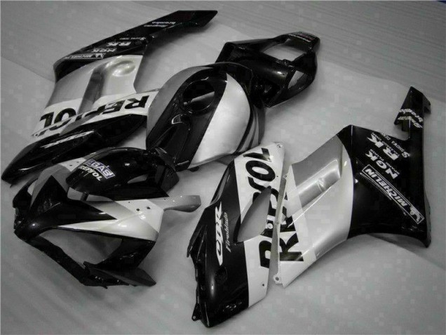 Cheap 2004-2005 Black Silver Repsol Honda CBR1000RR Motorcycle Fairings Kit Canada Cheap 2004-2005 Black Silver Repsol Honda CBR1000RR Motorcycle Fairings Kit Canada