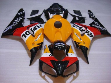 Cheap 2004-2005 Orange Black Repsol Honda CBR1000RR Motorcycle Fairings Kits Canada