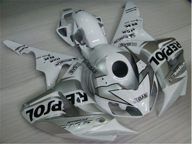 Cheap 2004-2005 White Silver Black Repsol Honda CBR1000RR Replacement Fairings Canada Cheap 2004-2005 White Silver Black Repsol Honda CBR1000RR Replacement Fairings Canada