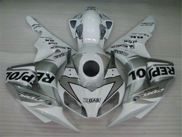Cheap 2004-2005 White Silver Black Repsol Honda CBR1000RR Replacement Fairings Canada Cheap 2004-2005 White Silver Black Repsol Honda CBR1000RR Replacement Fairings Canada