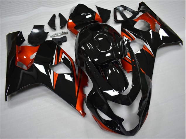 Cheap 2004-2005 Orange Black Suzuki GSXR 600/750 Motor Bike Fairings Canada Cheap 2004-2005 Orange Black Suzuki GSXR 600/750 Motor Bike Fairings Canada