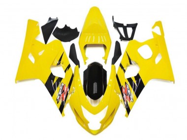 Cheap 2004-2005 Yellow Black Suzuki GSXR 600/750 Motorbike Fairings Canada