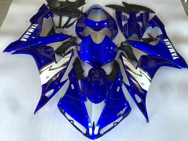 Cheap 2004-2006 Glossy Blue White Yamaha YZF R1 Bike Fairing Kit Canada Cheap 2004-2006 Glossy Blue White Yamaha YZF R1 Bike Fairing Kit Canada