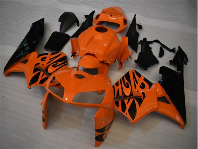 Cheap 2005-2006 Orange Black Honda CBR600RR Motorbike Fairing Canada