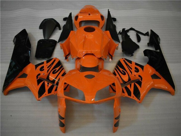 Cheap 2005-2006 Orange Black Honda CBR600RR Motorbike Fairing Canada