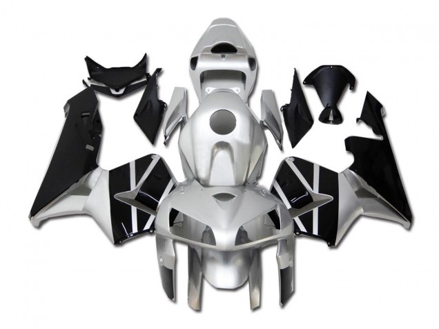 Cheap 2005-2006 Silver Black Honda CBR600RR Motor Bike Fairings Canada Cheap 2005-2006 Silver Black Honda CBR600RR Motor Bike Fairings Canada