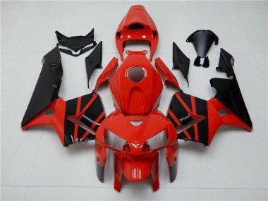 Cheap 2005-2006 Red Black Honda CBR600RR Motorcycle Fairings Kits Canada