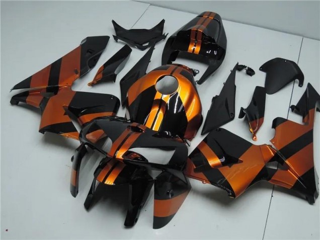 Cheap 2005-2006 Orange Black Honda CBR600RR Motorcycle Fairing Kits Canada