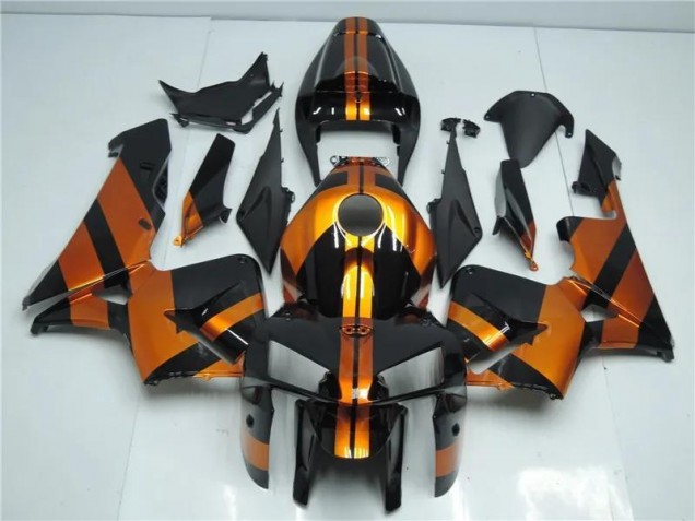 Cheap 2005-2006 Orange Black Honda CBR600RR Motorcycle Fairing Kits Canada