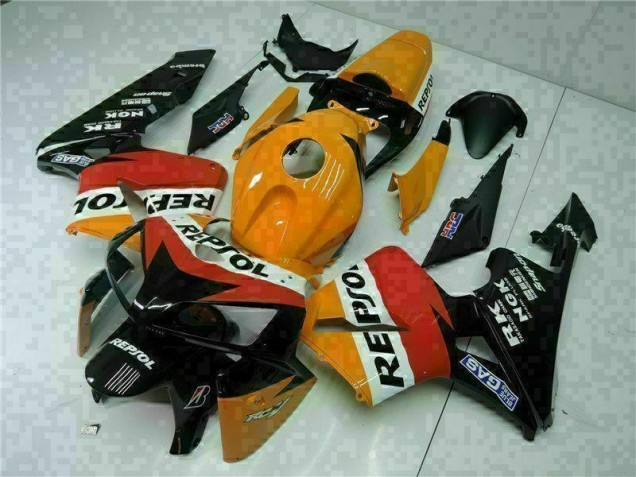 Cheap 2005-2006 Orange Black Repsol Honda CBR600RR Motorbike Fairing Canada Cheap 2005-2006 Orange Black Repsol Honda CBR600RR Motorbike Fairing Canada