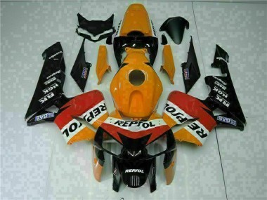 Cheap 2005-2006 Orange Black Repsol Honda CBR600RR Motorbike Fairing Canada
