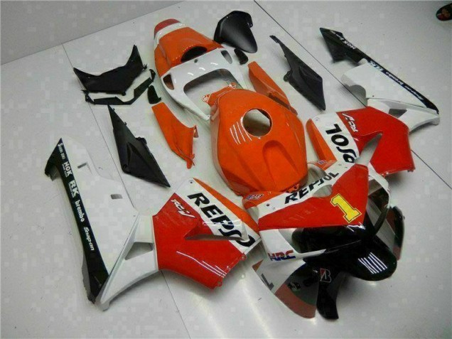 Cheap 2005-2006 Orange Repsol Honda CBR600RR Bike Fairing Kit Canada Cheap 2005-2006 Orange Repsol Honda CBR600RR Bike Fairing Kit Canada