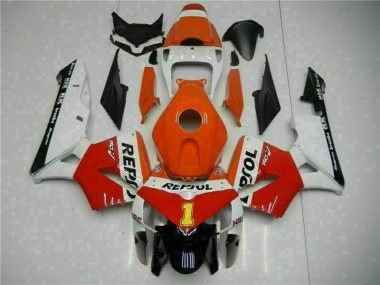 Cheap 2005-2006 Orange Repsol Honda CBR600RR Bike Fairing Kit Canada