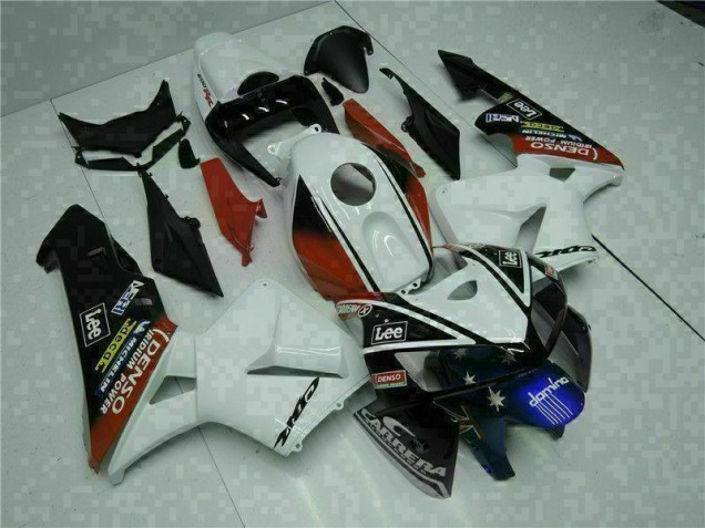 Cheap 2005-2006 White Red Black Lee Honda CBR600RR Motorbike Fairing Canada