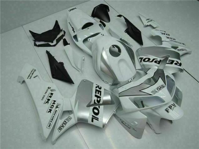 Cheap 2005-2006 White Repsol Honda CBR600RR Bike Fairings & Bodywork Canada Cheap 2005-2006 White Repsol Honda CBR600RR Bike Fairings & Bodywork Canada