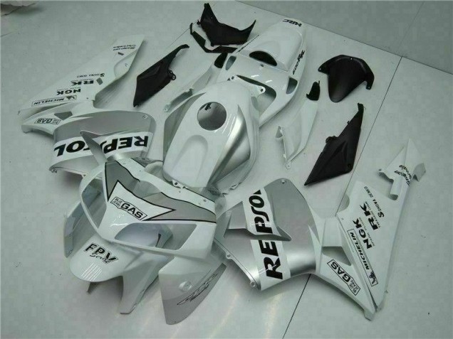 Cheap 2005-2006 White Repsol Honda CBR600RR Bike Fairings & Bodywork Canada Cheap 2005-2006 White Repsol Honda CBR600RR Bike Fairings & Bodywork Canada