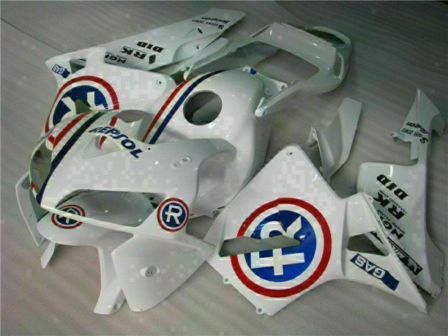 Cheap 2005-2006 White Honda CBR600RR Bike Fairings Canada Cheap 2005-2006 White Honda CBR600RR Bike Fairings Canada