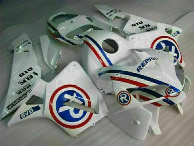 Cheap 2005-2006 White Honda CBR600RR Bike Fairings Canada