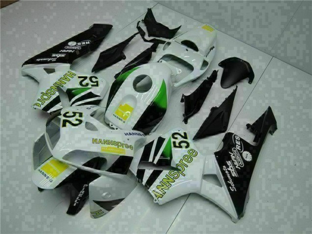 Cheap 2005-2006 White Yellow Green 52 Honda CBR600RR Motorcycle Bodywork Canada Cheap 2005-2006 White Yellow Green 52 Honda CBR600RR Motorcycle Bodywork Canada