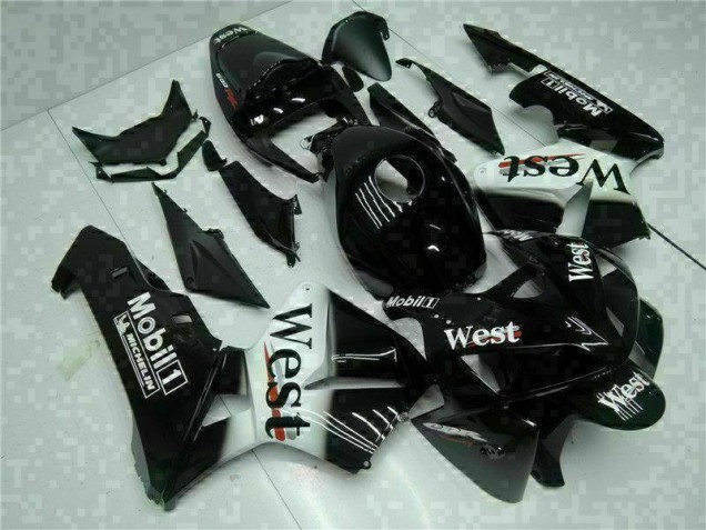 Cheap 2005-2006 Black West Honda CBR600RR Motorbike Fairing Kits Canada Cheap 2005-2006 Black West Honda CBR600RR Motorbike Fairing Kits Canada