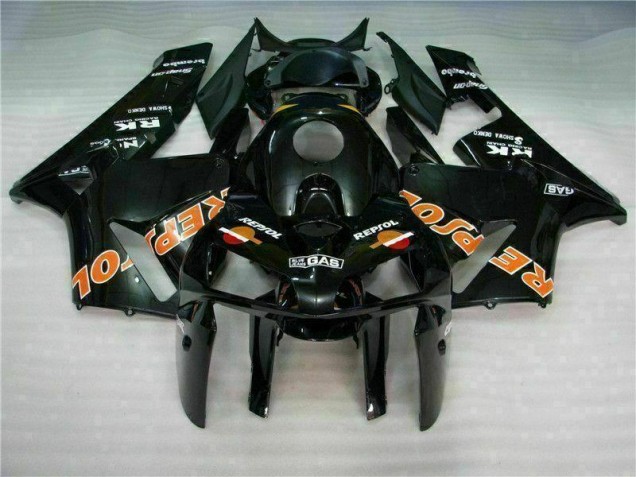 Cheap 2005-2006 Black Repsol Honda CBR600RR Motorcylce Fairings Canada Cheap 2005-2006 Black Repsol Honda CBR600RR Motorcylce Fairings Canada