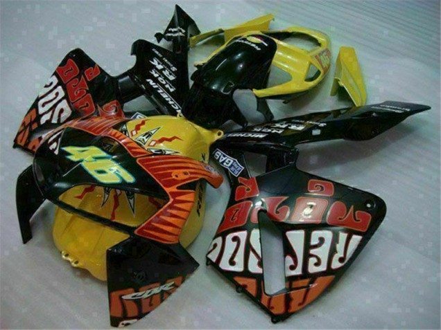 Cheap 2005-2006 Black Red Yellow 46 Honda CBR600RR Motorcycle Fairing Canada Cheap 2005-2006 Black Red Yellow 46 Honda CBR600RR Motorcycle Fairing Canada