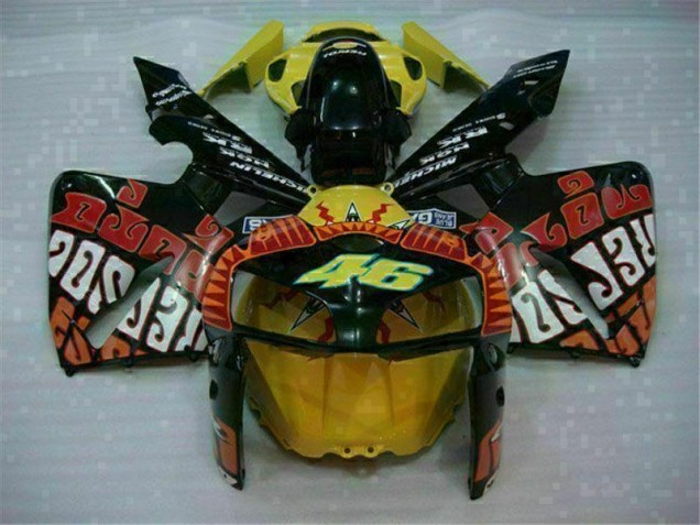 Cheap 2005-2006 Black Red Yellow 46 Honda CBR600RR Motorcycle Fairing Canada Cheap 2005-2006 Black Red Yellow 46 Honda CBR600RR Motorcycle Fairing Canada