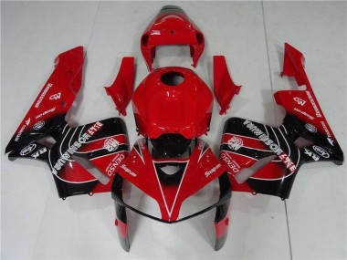 Cheap 2005-2006 Red Black Honda CBR600RR Motorcycle Fairing Kit Canada