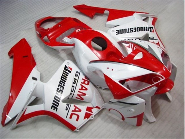 Cheap 2005-2006 Red White Honda CBR600RR Bike Fairings Canada Cheap 2005-2006 Red White Honda CBR600RR Bike Fairings Canada