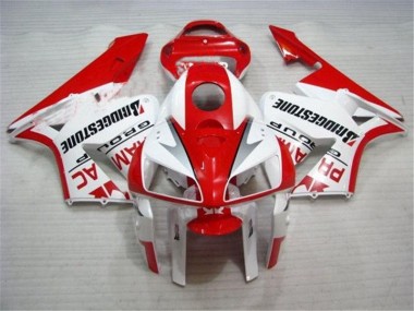 Cheap 2005-2006 Red White Honda CBR600RR Bike Fairings Canada