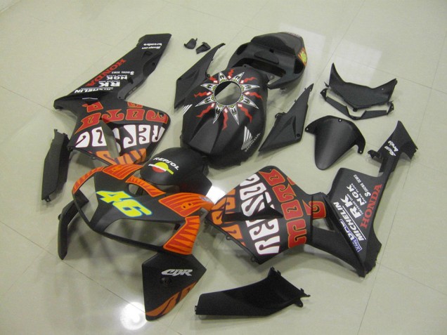 Cheap 2005-2006 Matte Black Rossi Honda CBR600RR Motorbike Fairing Canada Cheap 2005-2006 Matte Black Rossi Honda CBR600RR Motorbike Fairing Canada