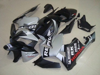 Cheap 2005-2006 Matte Black Silver Repsol Honda CBR600RR Bike Fairings Canada