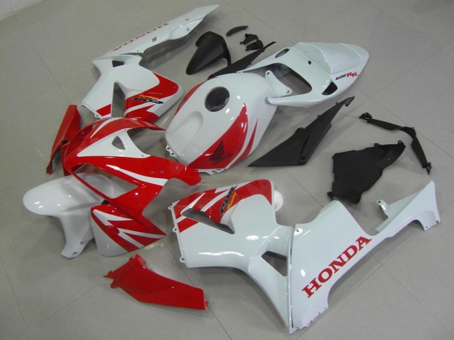 Cheap 2005-2006 Red White Honda CBR600RR Replacement Motorcycle Fairings Canada Cheap 2005-2006 Red White Honda CBR600RR Replacement Motorcycle Fairings Canada