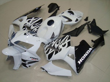 Cheap 2005-2006 White Black Honda CBR600RR Motor Fairings Canada