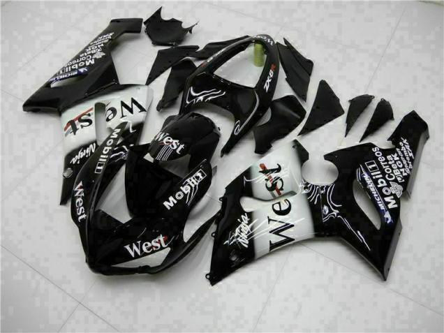 Cheap 2005-2006 Black Kawasaki ZX6R Bike Fairings Canada Cheap 2005-2006 Black Kawasaki ZX6R Bike Fairings Canada