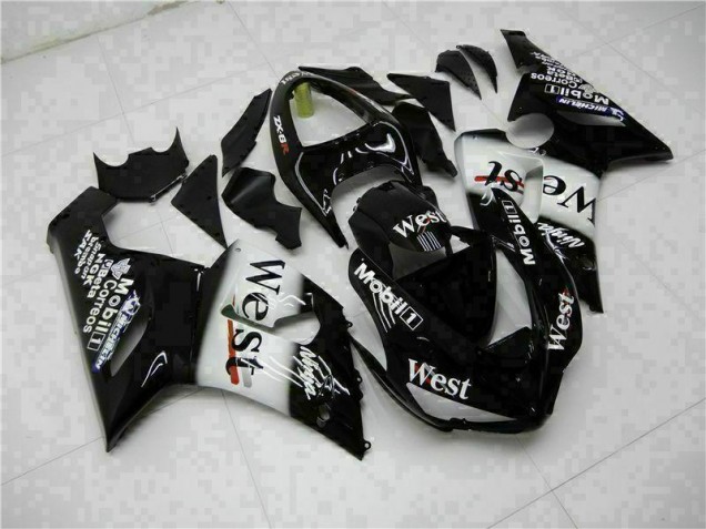 Cheap 2005-2006 Black Kawasaki ZX6R Bike Fairings Canada Cheap 2005-2006 Black Kawasaki ZX6R Bike Fairings Canada