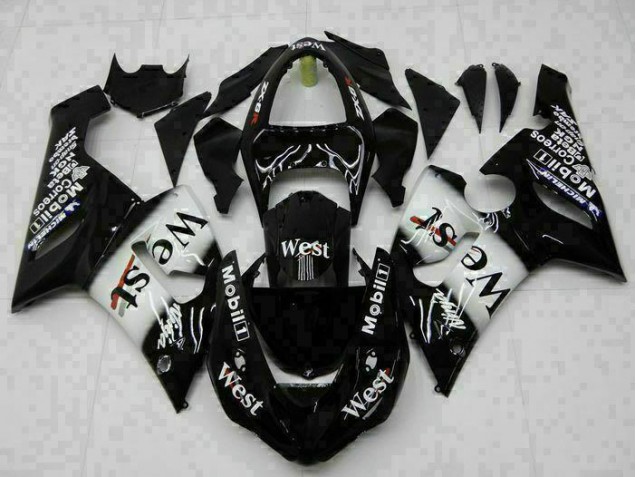 Cheap 2005-2006 Black Kawasaki ZX6R Bike Fairings Canada Cheap 2005-2006 Black Kawasaki ZX6R Bike Fairings Canada