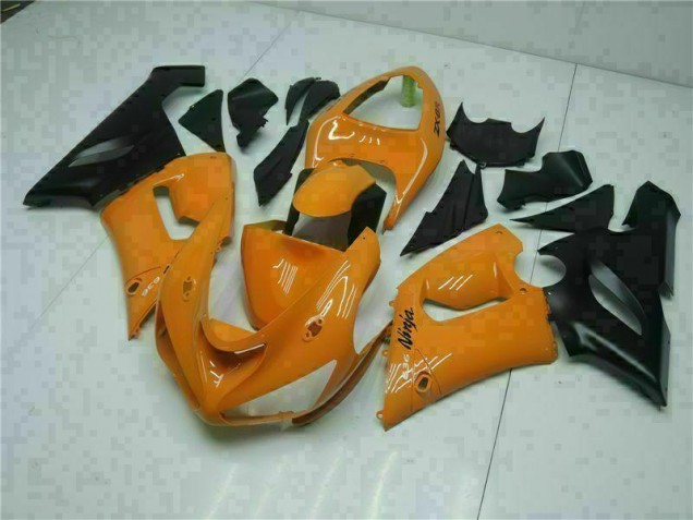 Cheap 2005-2006 Orange Kawasaki ZX6R Bike Fairing Canada Cheap 2005-2006 Orange Kawasaki ZX6R Bike Fairing Canada