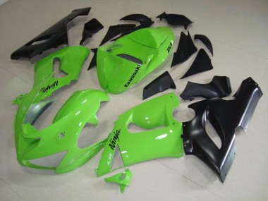 Cheap 2005-2006 Lime Green Kawasaki ZX6R Bike Fairings Canada