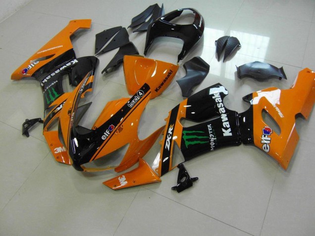 Cheap 2005-2006 Orange Monster Kawasaki ZX6R Bike Fairing Canada Cheap 2005-2006 Orange Monster Kawasaki ZX6R Bike Fairing Canada