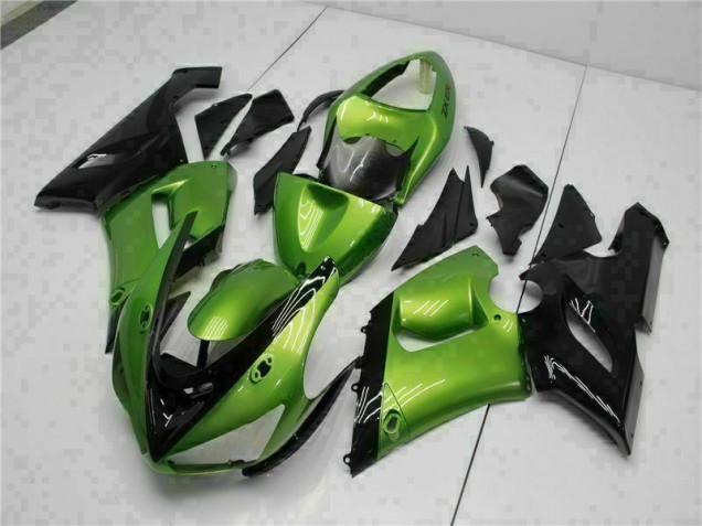 Cheap 2005-2006 Green Kawasaki ZX6R Motorcycle Bodywork Canada Cheap 2005-2006 Green Kawasaki ZX6R Motorcycle Bodywork Canada