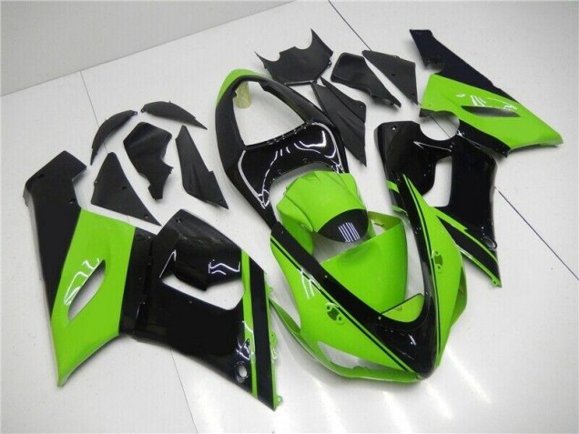 Cheap 2005-2006 Green Black Kawasaki ZX6R Motor Fairings Canada Cheap 2005-2006 Green Black Kawasaki ZX6R Motor Fairings Canada