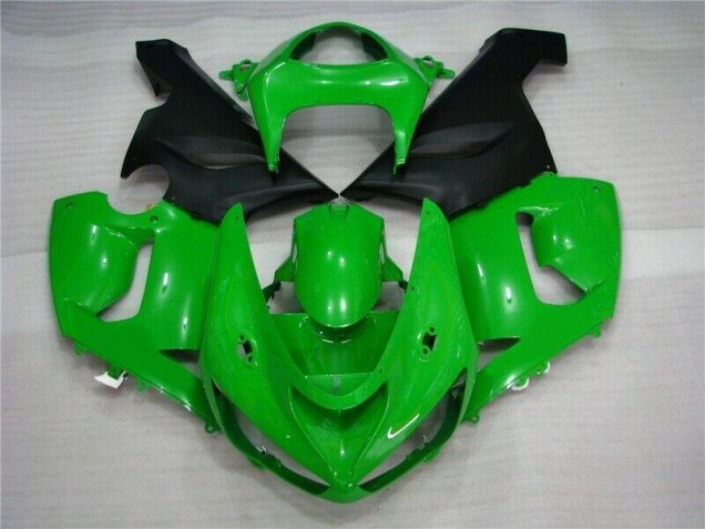Cheap 2005-2006 Green Matte Black Kawasaki ZX6R Motorcycle Fairing Canada Cheap 2005-2006 Green Matte Black Kawasaki ZX6R Motorcycle Fairing Canada