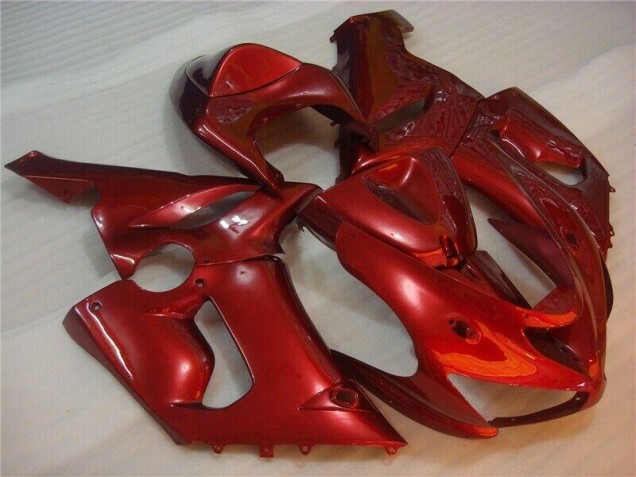 Cheap 2005-2006 Red Kawasaki ZX6R Bike Fairing Canada