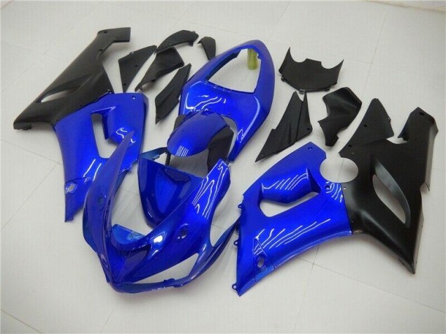 Cheap 2005-2006 Blue Kawasaki ZX6R Bike Fairings Canada Cheap 2005-2006 Blue Kawasaki ZX6R Bike Fairings Canada