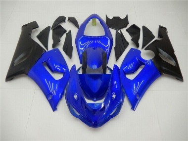 Cheap 2005-2006 Blue Kawasaki ZX6R Bike Fairings Canada