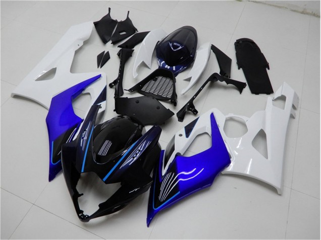 Cheap 2005-2006 Blue White Suzuki GSXR 1000 Motorcycle Fairing Kits Canada Cheap 2005-2006 Blue White Suzuki GSXR 1000 Motorcycle Fairing Kits Canada